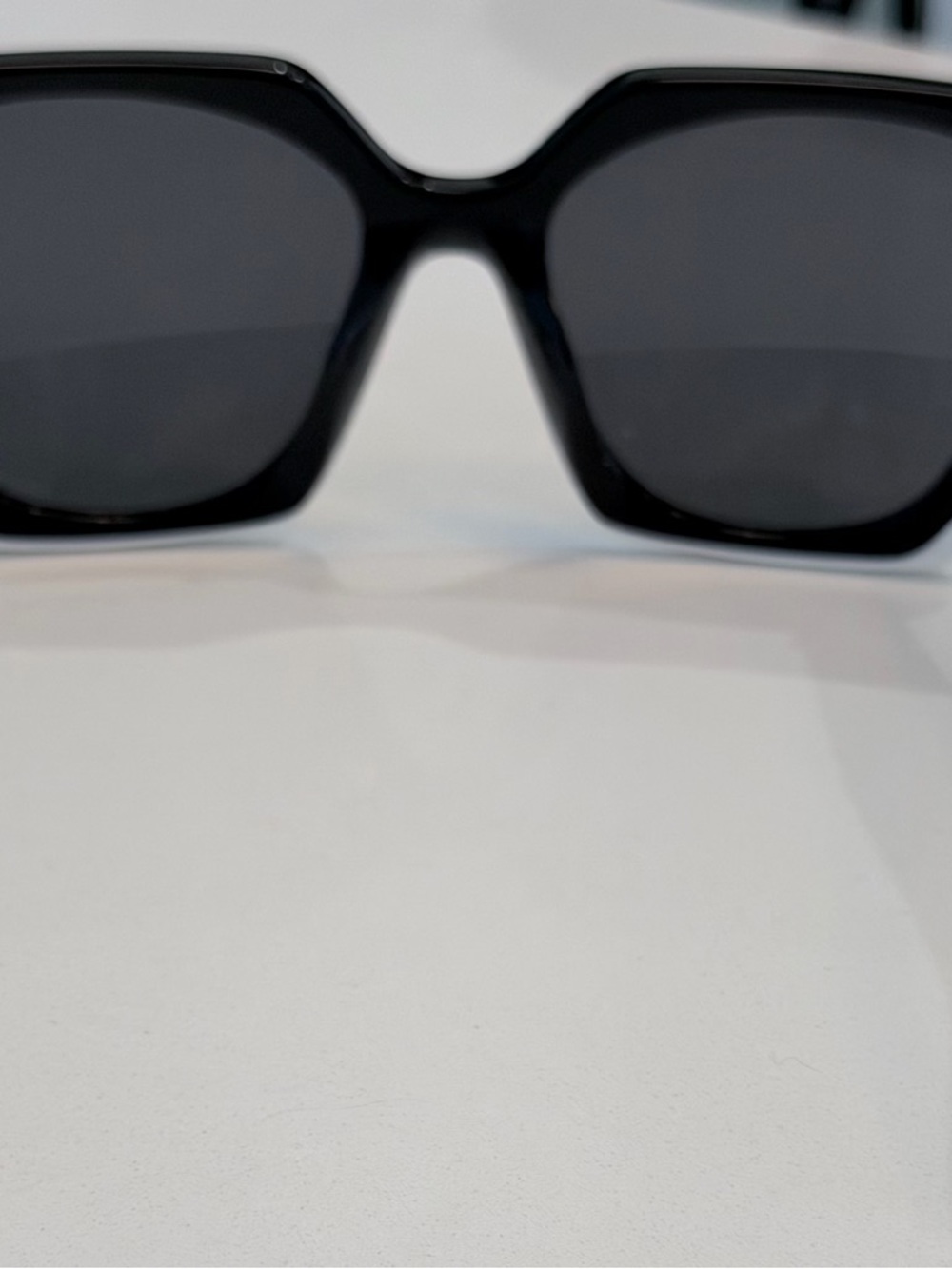 Prada Two-Tone Black & White Oversized Square Sunglasses - Picture 5 of 10